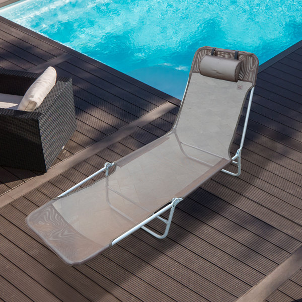 Garten Living Verstellbare Gartenliege Kite & Bewertungen | Wayfair.de